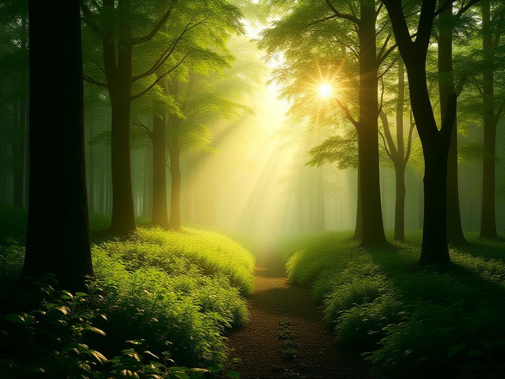 Forêt représentant l’engagement durable
